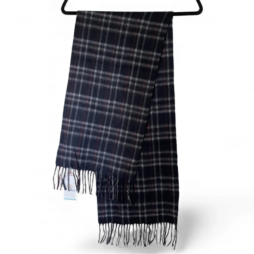NWT Erdos Plaid Cashmere Scarf